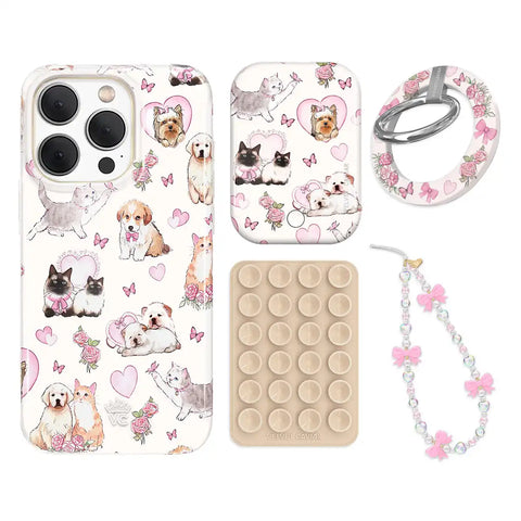 Puppies and Kittens iPhone Bundle Set - Grip