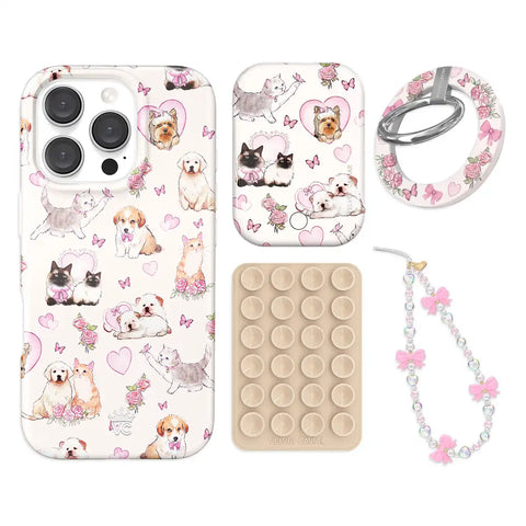 Puppies and Kittens iPhone Bundle Set - Grip