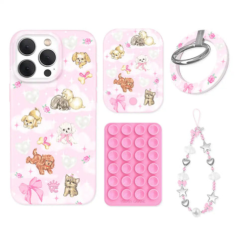 Puppy Love iPhone Bundle Set - Grip