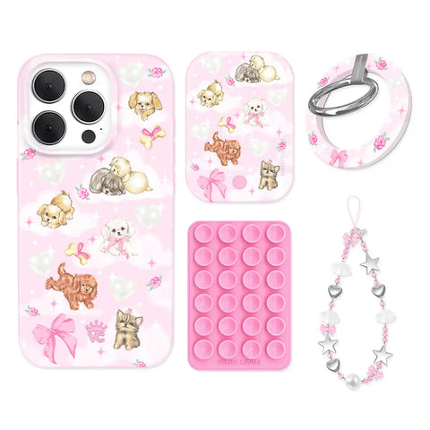Puppy Love iPhone Bundle Set - Grip