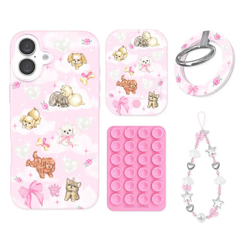 Puppy Love iPhone Bundle Set - Grip