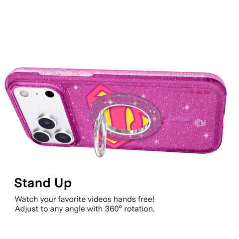 Purple Stardust Glitter MagSafe Grip Ring