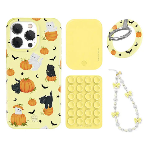 Purrfect Pumpkins iPhone Bundle Set - Grip
