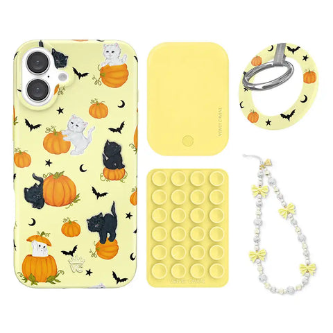 Purrfect Pumpkins iPhone Bundle Set - Grip