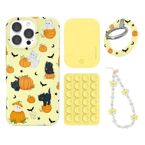 Purrfect Pumpkins iPhone Bundle Set - Grip
