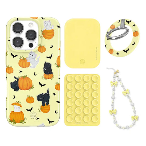 Purrfect Pumpkins iPhone Bundle Set - Grip
