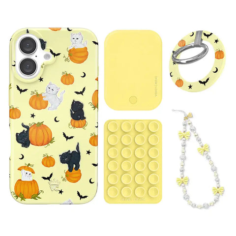 Purrfect Pumpkins iPhone Bundle Set - Grip