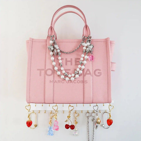 Silver Heart Drip Bag Charm