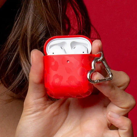 Red Hot Leopard AirPod Case