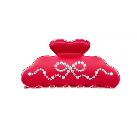 Crystal & Polkadot Hair Clip Bundle