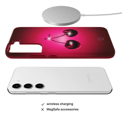 Black Cherry Crystal Samsung Case