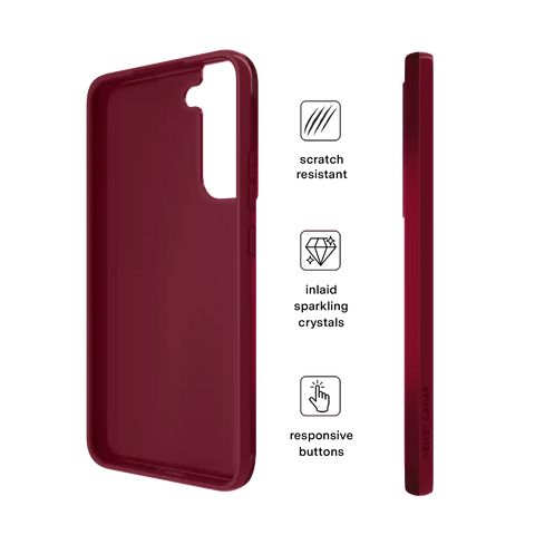Black Cherry Crystal Samsung Case