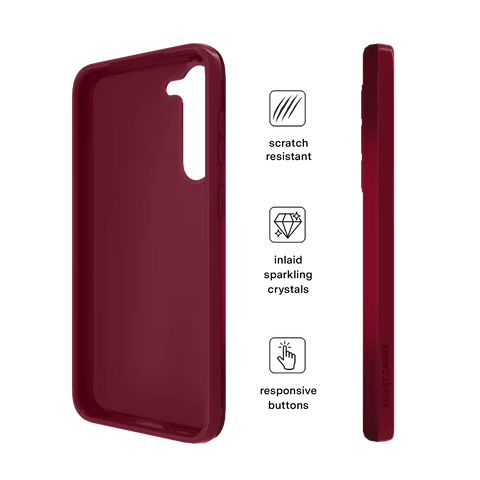 Black Cherry Crystal Samsung Case