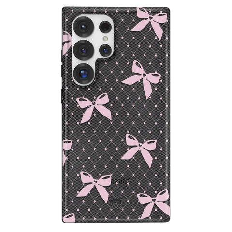 Lacy Pink Bows Samsung Case