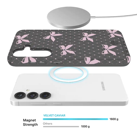 Lacy Pink Bows Samsung Case