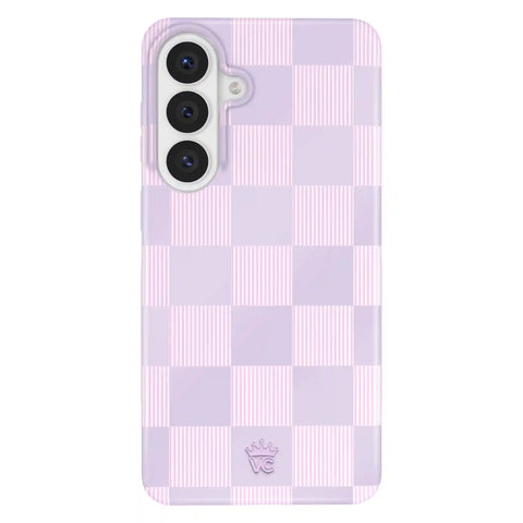 Lilac Vibe Checkered Samsung Case
