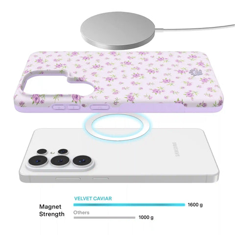 Dainty Lilac Floral Samsung Case