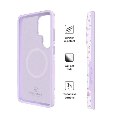 Dainty Lilac Floral Samsung Case