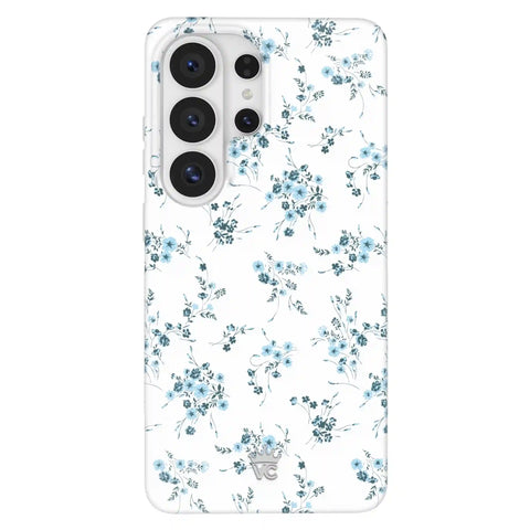French Blue Floral Samsung Case