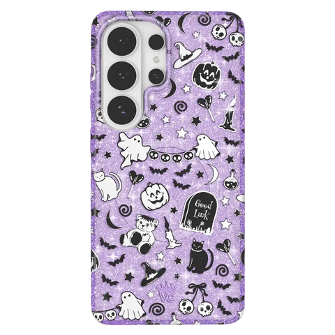 Witchy Lilac Glitter Samsung Case