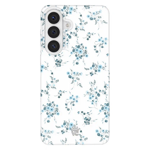 French Blue Floral Samsung Case