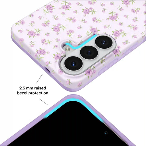 Dainty Lilac Floral Samsung Case