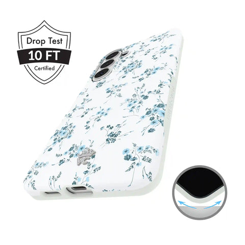 French Blue Floral Samsung Case
