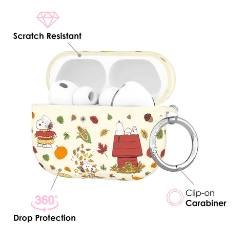 Snoopy Autumn Leaves AirPod Case