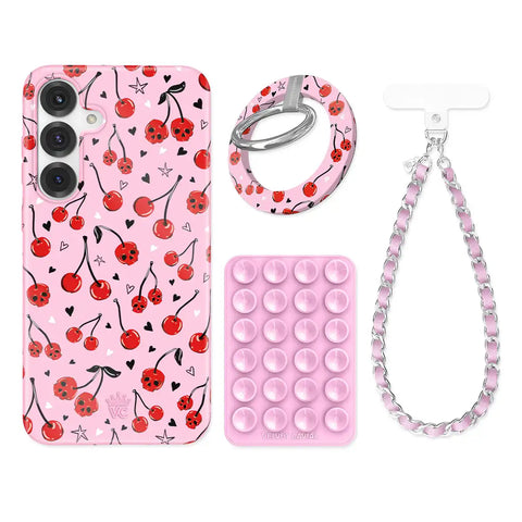 Sour Cherry Skulls Samsung Bundle Set