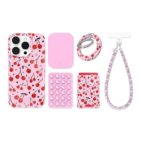 Sour Cherry Skulls iPhone Bundle Set