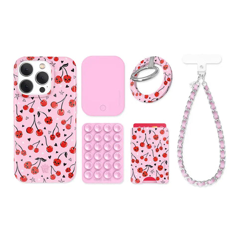 Sour Cherry Skulls iPhone Bundle Set