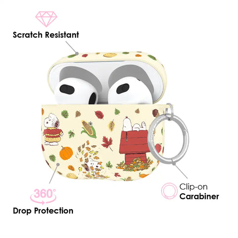 Snoopy Autumn Leaves AirPod Case