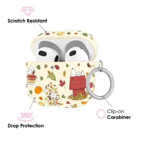 Snoopy Autumn Leaves AirPod Case