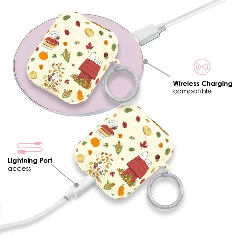 Snoopy Autumn Leaves AirPod Case