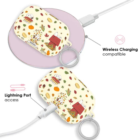 Snoopy Autumn Leaves AirPod Case