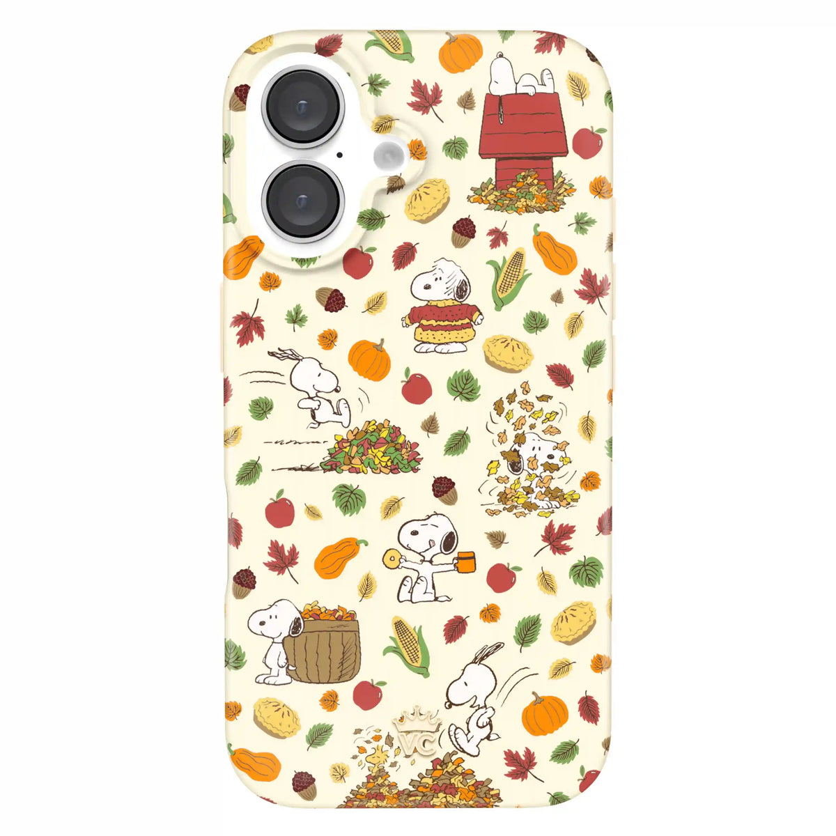 Snoopy Autumn Leaves iPhone Case