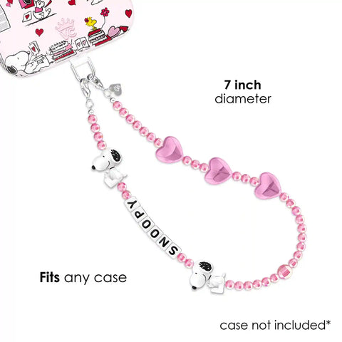 Snoopy Be Mine Phone Charm