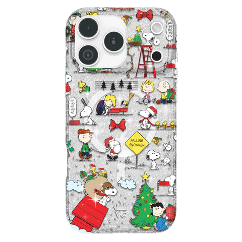 Snoopy Christmas Glitter iPhone Case