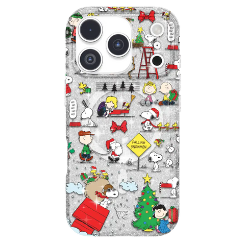 Snoopy Christmas Glitter iPhone Case