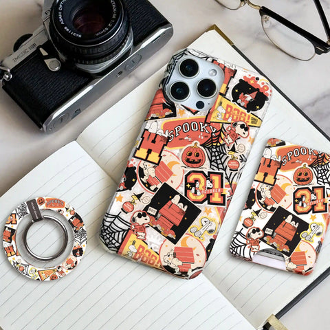 Snoopy Halloween Varsity MagSafe Wallet