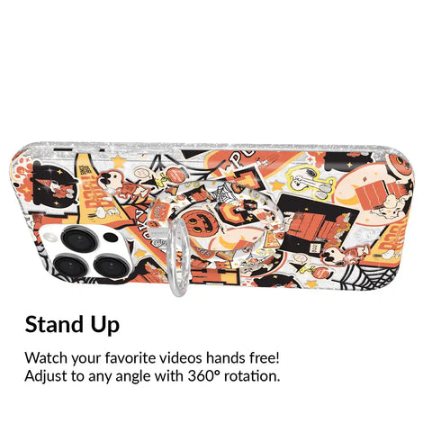 Snoopy Halloween Varsity MagSafe Grip Ring
