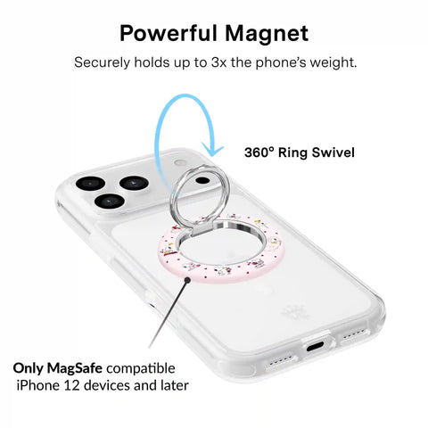 Snoopy Lovely Moods MagSafe Grip Ring