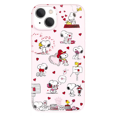 Snoopy Lovely Moods iPhone Case