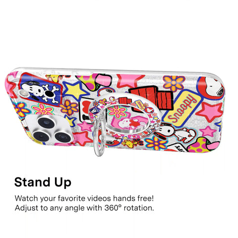Snoopy Patchwork MagSafe Grip Ring