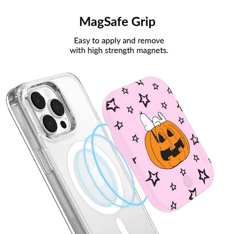 Snoopy Pink Pumpkin Portable MagSafe Charger Power Pack