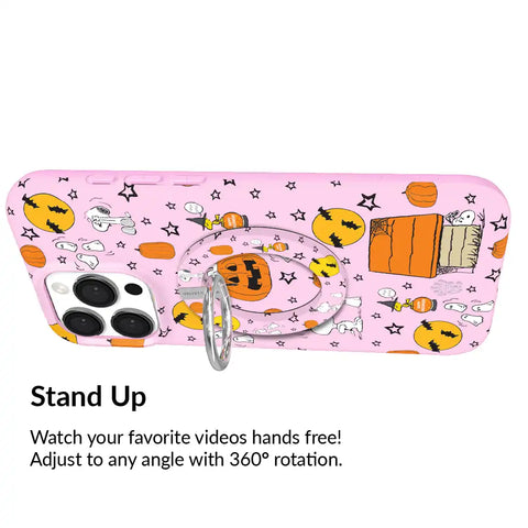Snoopy Pink Pumpkins MagSafe Grip Ring