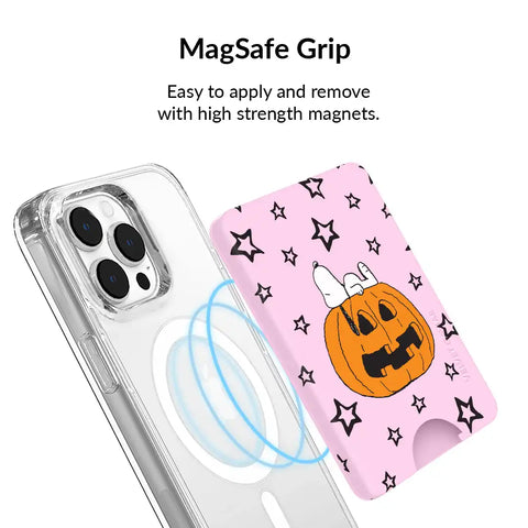 Snoopy Pink Pumpkin MagSafe Wallet