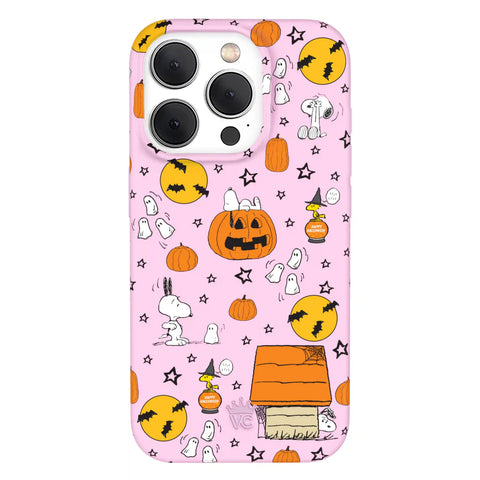Snoopy Pink Pumpkins iPhone Case