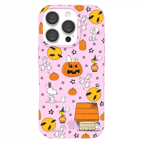 Snoopy Pink Pumpkins iPhone Case