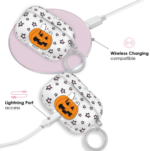 Snoopy Pumpkin AirPod Case